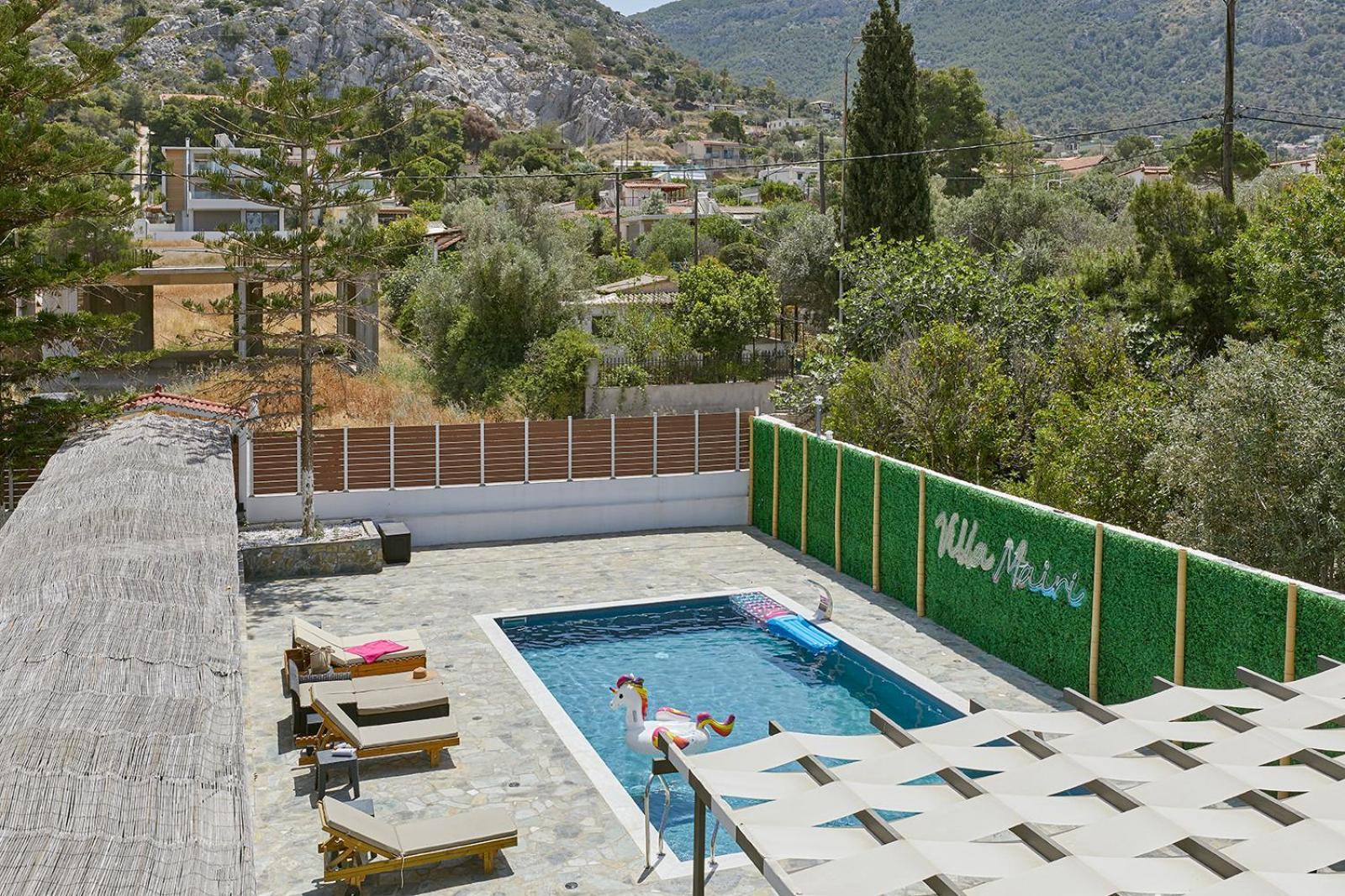 Villa Mairi - 2 Private Pools & Game Room Near Athens Salamine Extérieur photo
