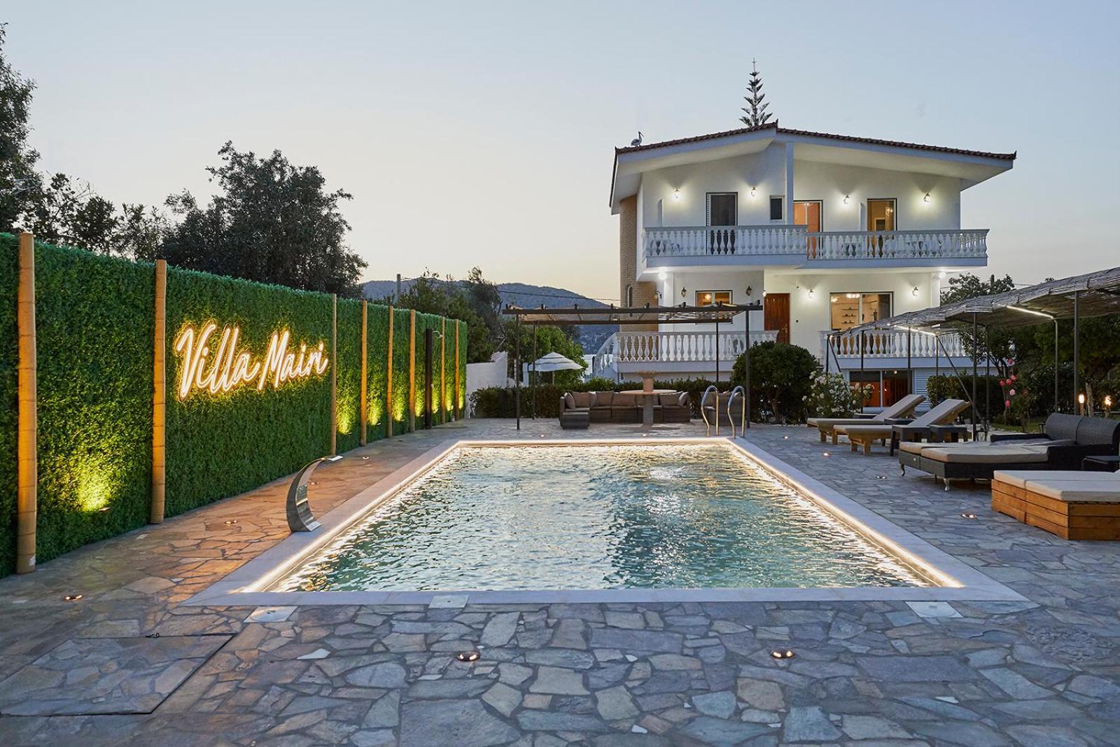 Villa Mairi - 2 Private Pools & Game Room Near Athens Salamine Extérieur photo